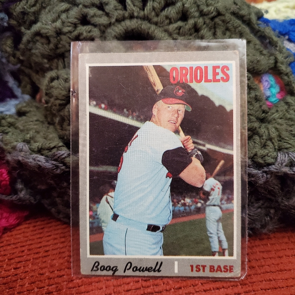 Topps 1970 BOOG POWELL BASEBALL CARD